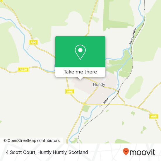 4 Scott Court, Huntly Huntly map