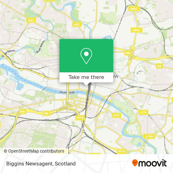 Biggins Newsagent map