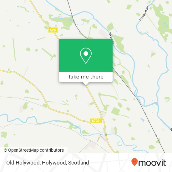 Old Holywood, Holywood map