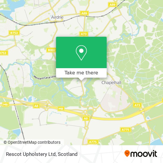 Rescot Upholstery Ltd map