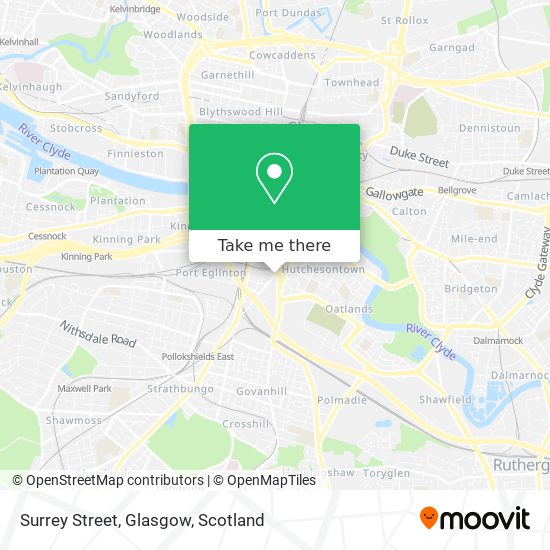 Surrey Street, Glasgow map