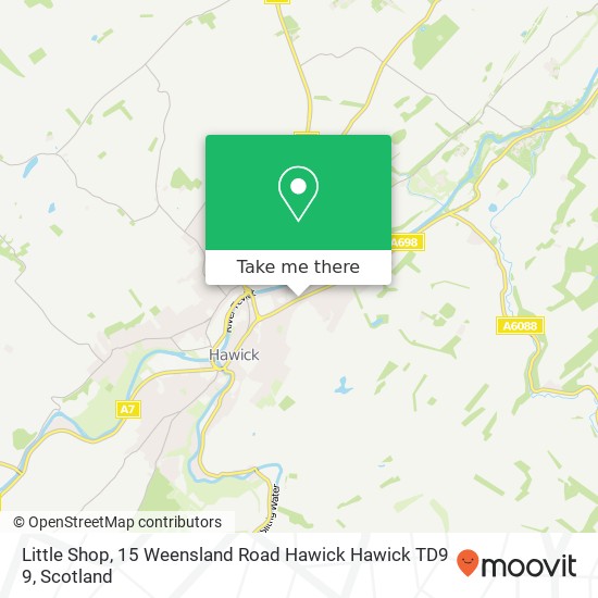 Little Shop, 15 Weensland Road Hawick Hawick TD9 9 map