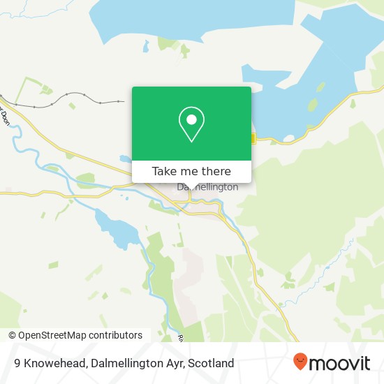 9 Knowehead, Dalmellington Ayr map