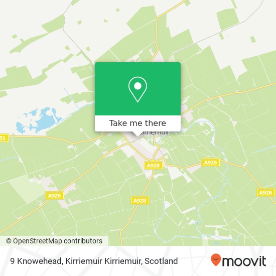 9 Knowehead, Kirriemuir Kirriemuir map