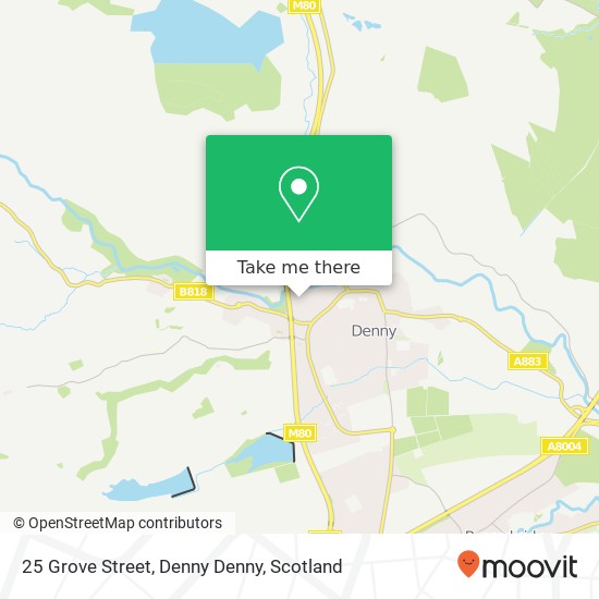25 Grove Street, Denny Denny map