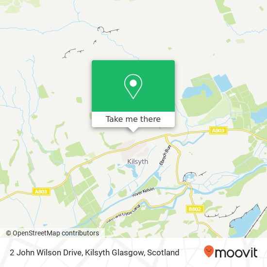 2 John Wilson Drive, Kilsyth Glasgow map