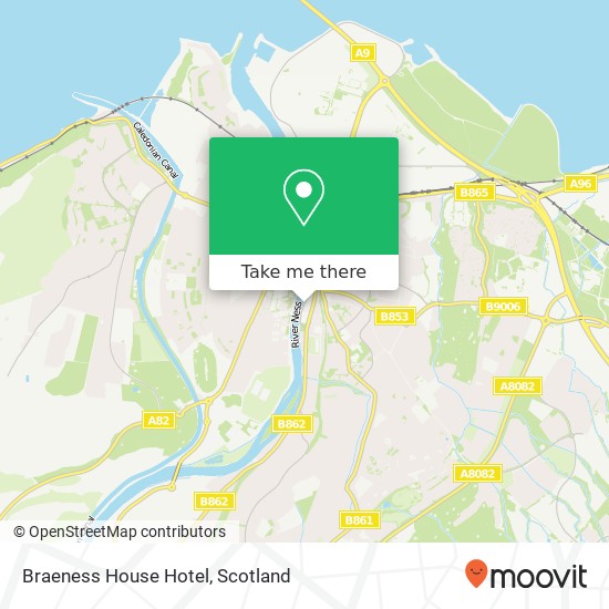 Braeness House Hotel map