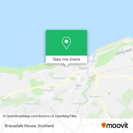 Bracadale House map