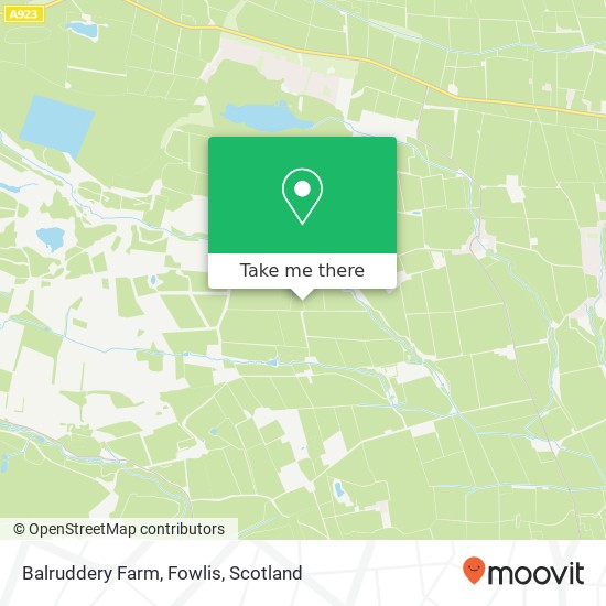 Balruddery Farm, Fowlis map