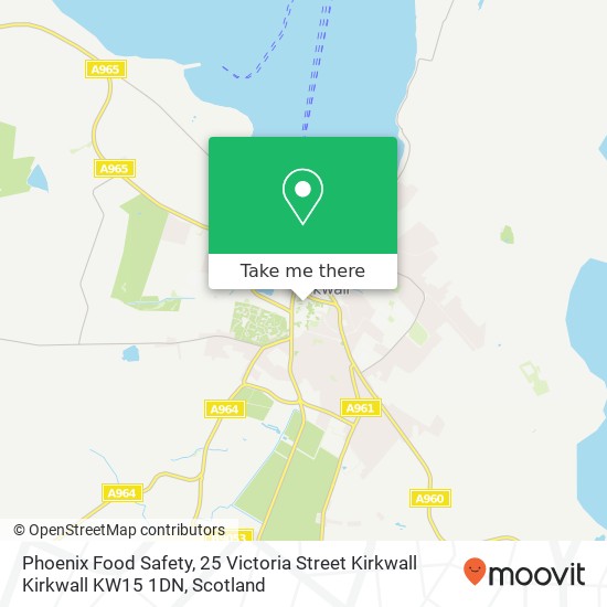 Phoenix Food Safety, 25 Victoria Street Kirkwall Kirkwall KW15 1DN map