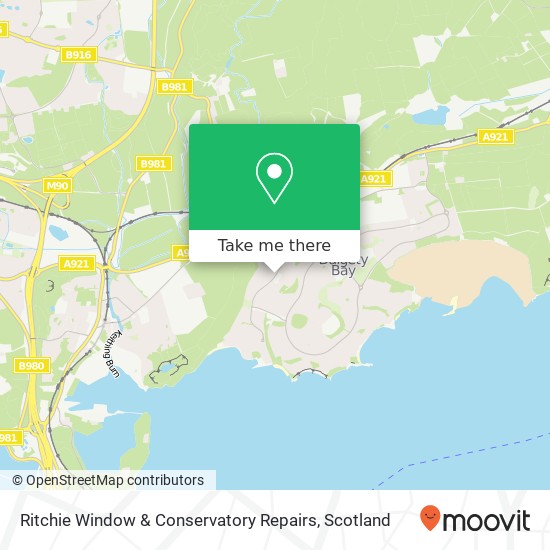 Ritchie Window & Conservatory Repairs map