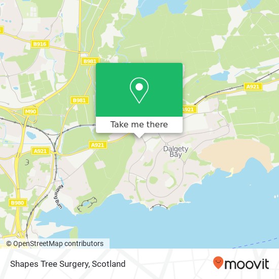 Shapes Tree Surgery map