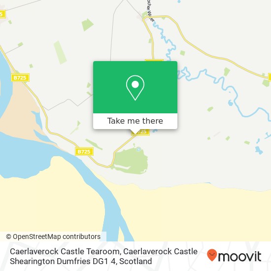 Caerlaverock Castle Tearoom, Caerlaverock Castle Shearington Dumfries DG1 4 map