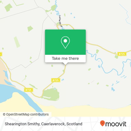 Shearington Smithy, Caerlaverock map