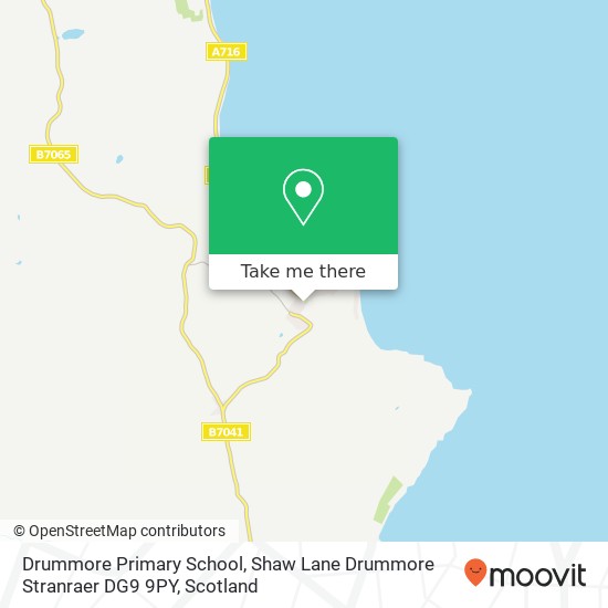 Drummore Primary School, Shaw Lane Drummore Stranraer DG9 9PY map