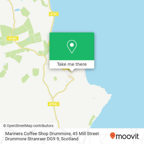 Mariners Coffee Shop Drummore, 45 Mill Street Drummore Stranraer DG9 9 map