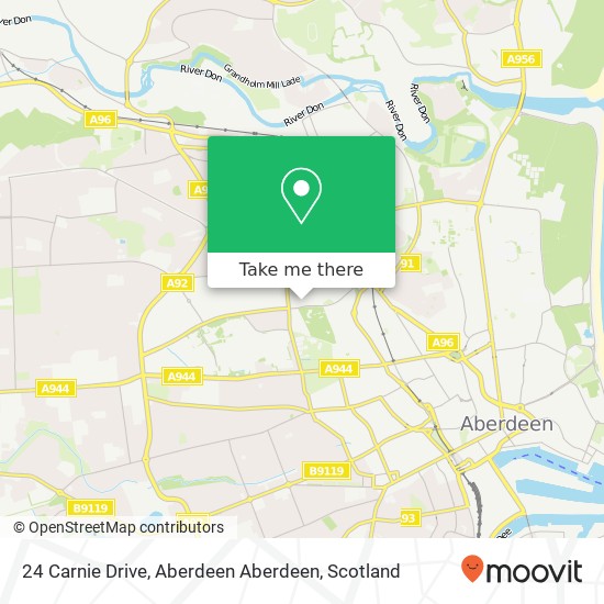 24 Carnie Drive, Aberdeen Aberdeen map
