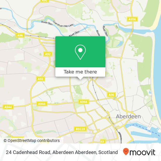 24 Cadenhead Road, Aberdeen Aberdeen map