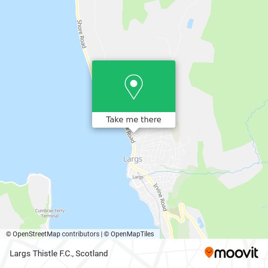 Largs Thistle F.C. map