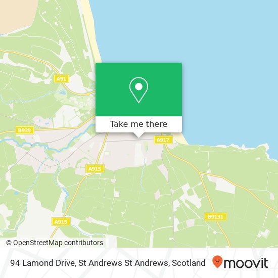 94 Lamond Drive, St Andrews St Andrews map