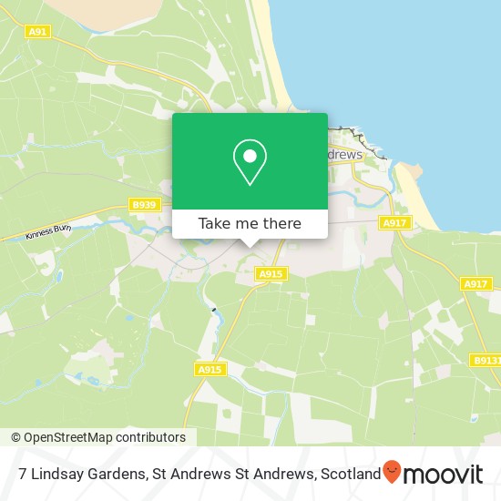 7 Lindsay Gardens, St Andrews St Andrews map