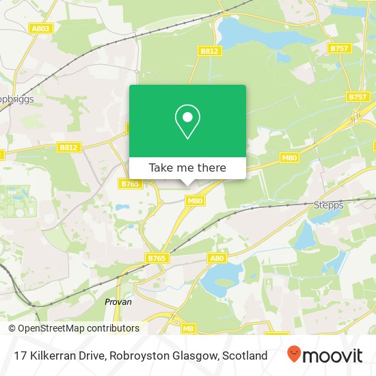 17 Kilkerran Drive, Robroyston Glasgow map