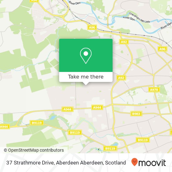 37 Strathmore Drive, Aberdeen Aberdeen map