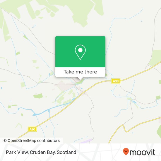 Park View, Cruden Bay map