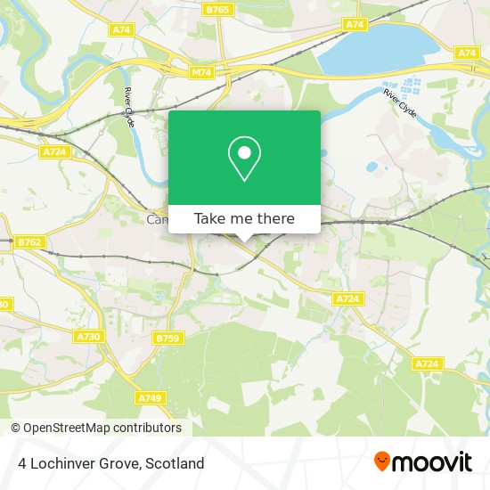 4 Lochinver Grove map