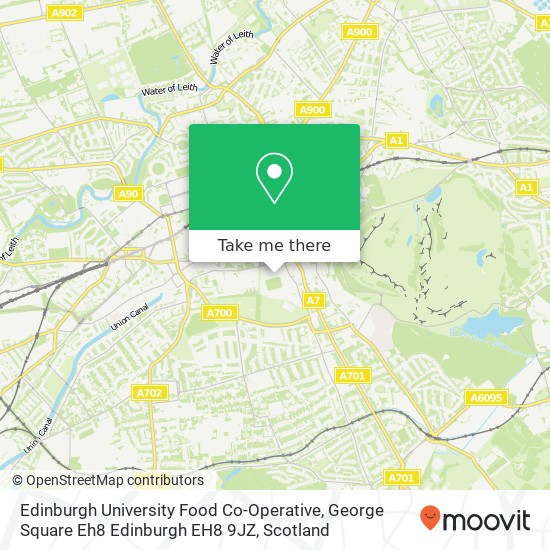Edinburgh University Food Co-Operative, George Square Eh8 Edinburgh EH8 9JZ map