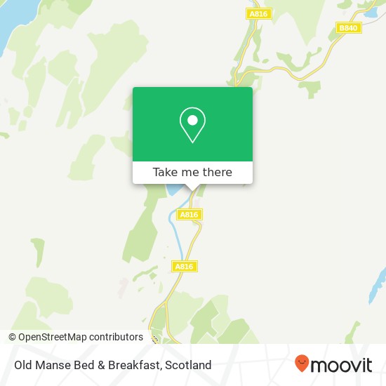 Old Manse Bed & Breakfast map