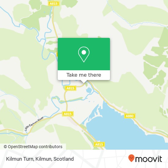 Kilmun Turn, Kilmun map