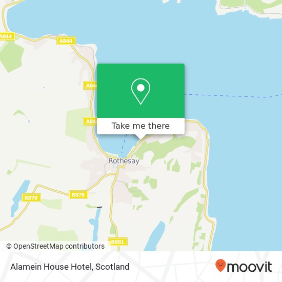 Alamein House Hotel map