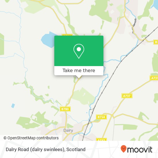 Dalry Road (dalry swinlees) map