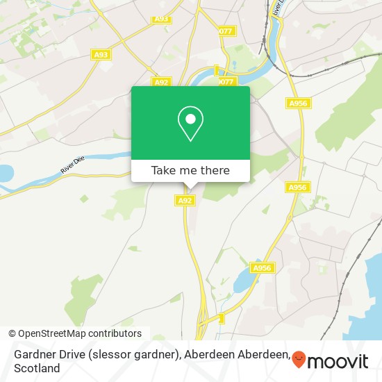 Gardner Drive (slessor gardner), Aberdeen Aberdeen map