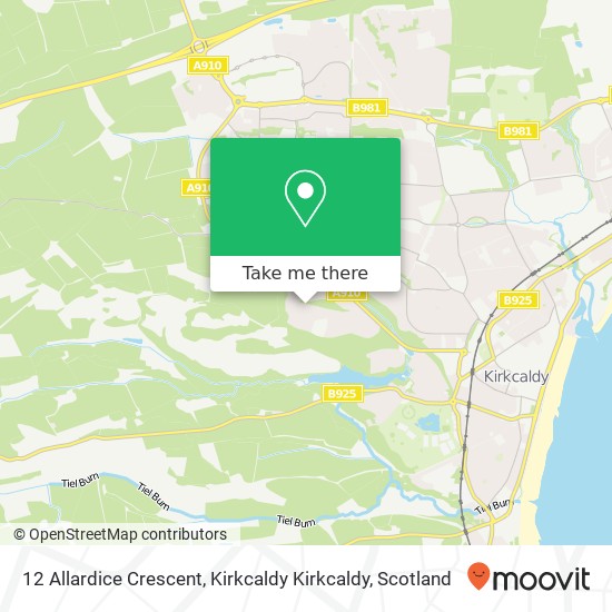 12 Allardice Crescent, Kirkcaldy Kirkcaldy map