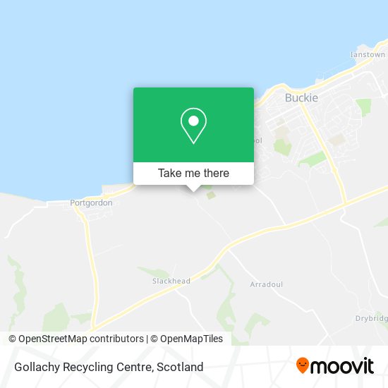 Gollachy Recycling Centre map