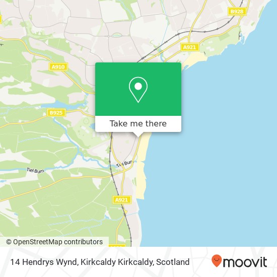 14 Hendrys Wynd, Kirkcaldy Kirkcaldy map