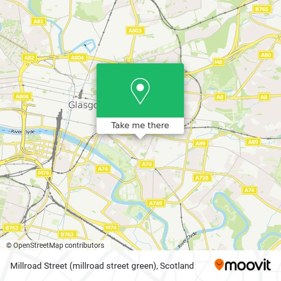 Millroad Street (millroad street green) map