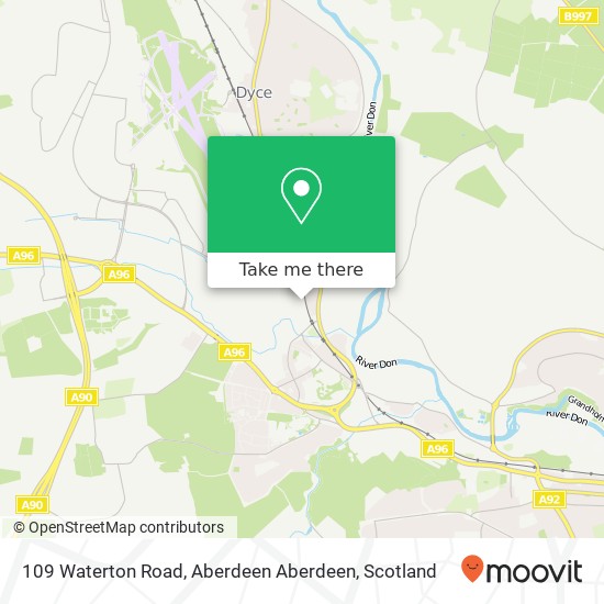 109 Waterton Road, Aberdeen Aberdeen map