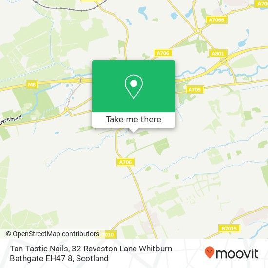 Tan-Tastic Nails, 32 Reveston Lane Whitburn Bathgate EH47 8 map