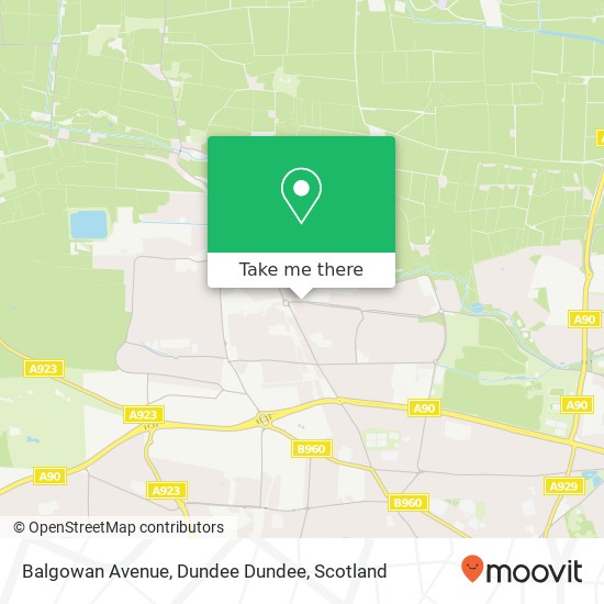 Balgowan Avenue, Dundee Dundee map