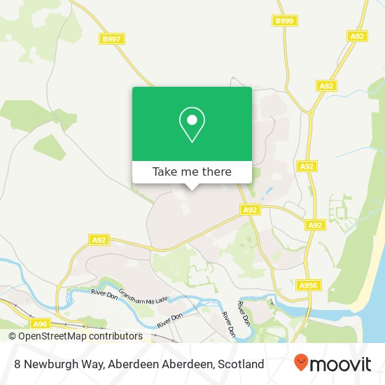 8 Newburgh Way, Aberdeen Aberdeen map