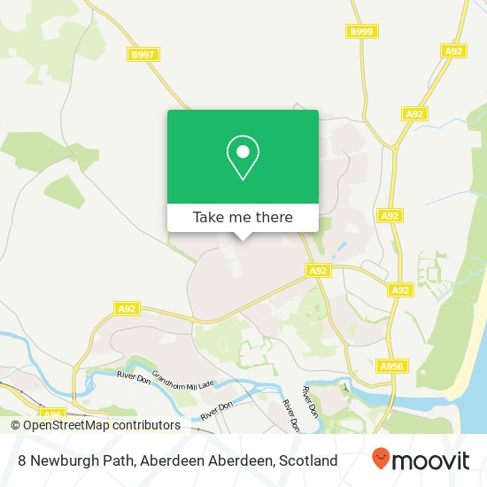 8 Newburgh Path, Aberdeen Aberdeen map