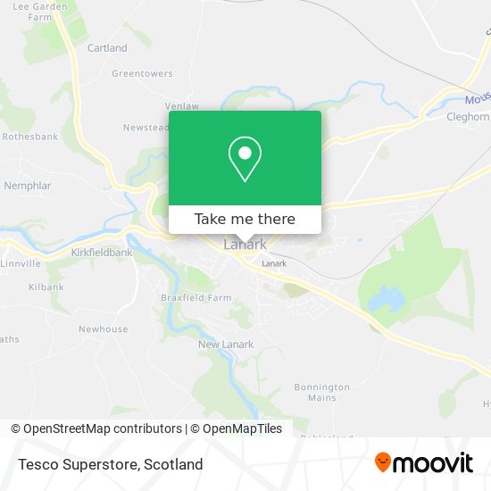 Tesco Superstore map