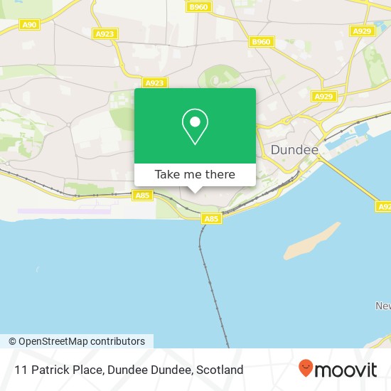 11 Patrick Place, Dundee Dundee map