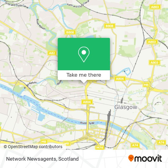 Network Newsagents map