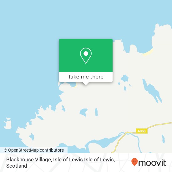 Blackhouse Village, Isle of Lewis Isle of Lewis map