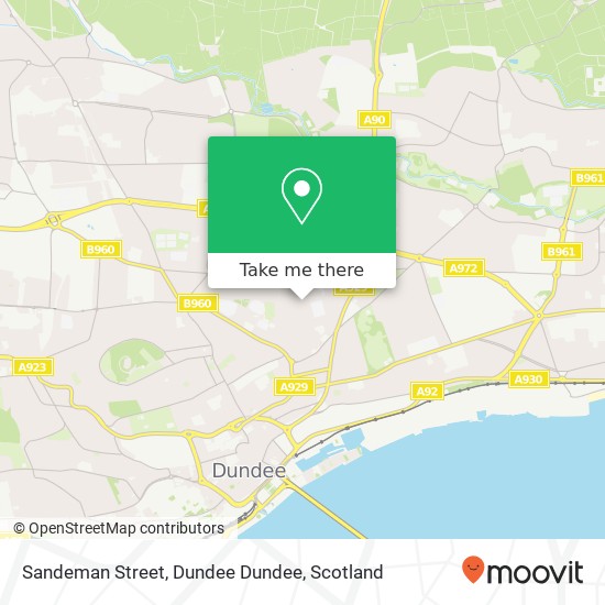 Sandeman Street, Dundee Dundee map