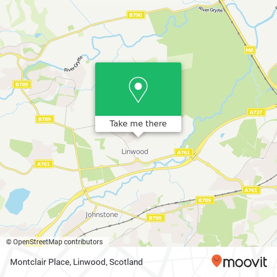 Montclair Place, Linwood map